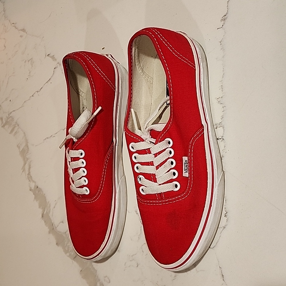 Red Vans - Picture 3 of 6